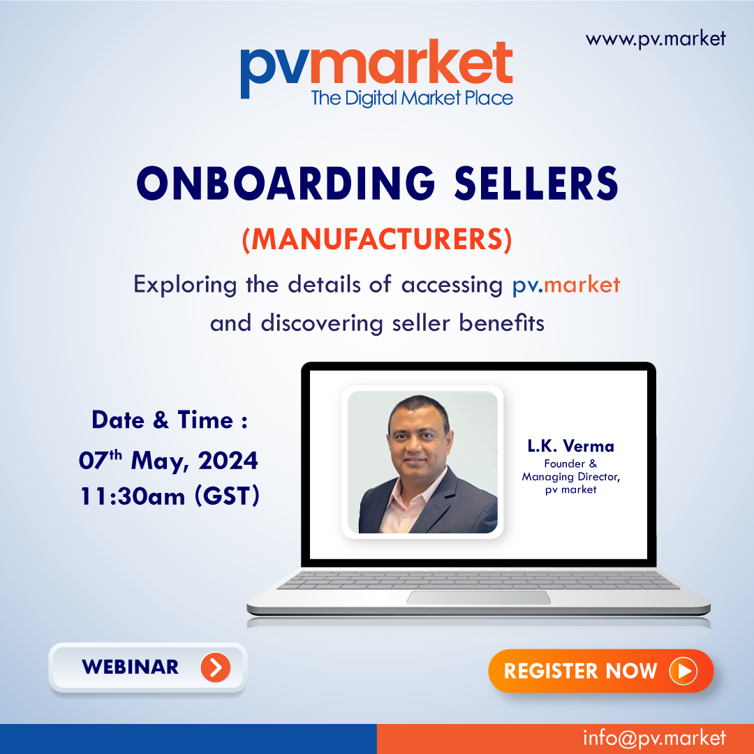 Webinar Alert For Sellers (Manufacturers)